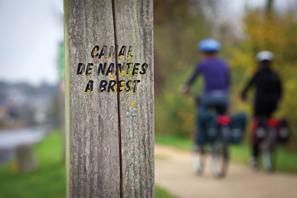 Turystyka bicykl - canal de Nantes à Brest